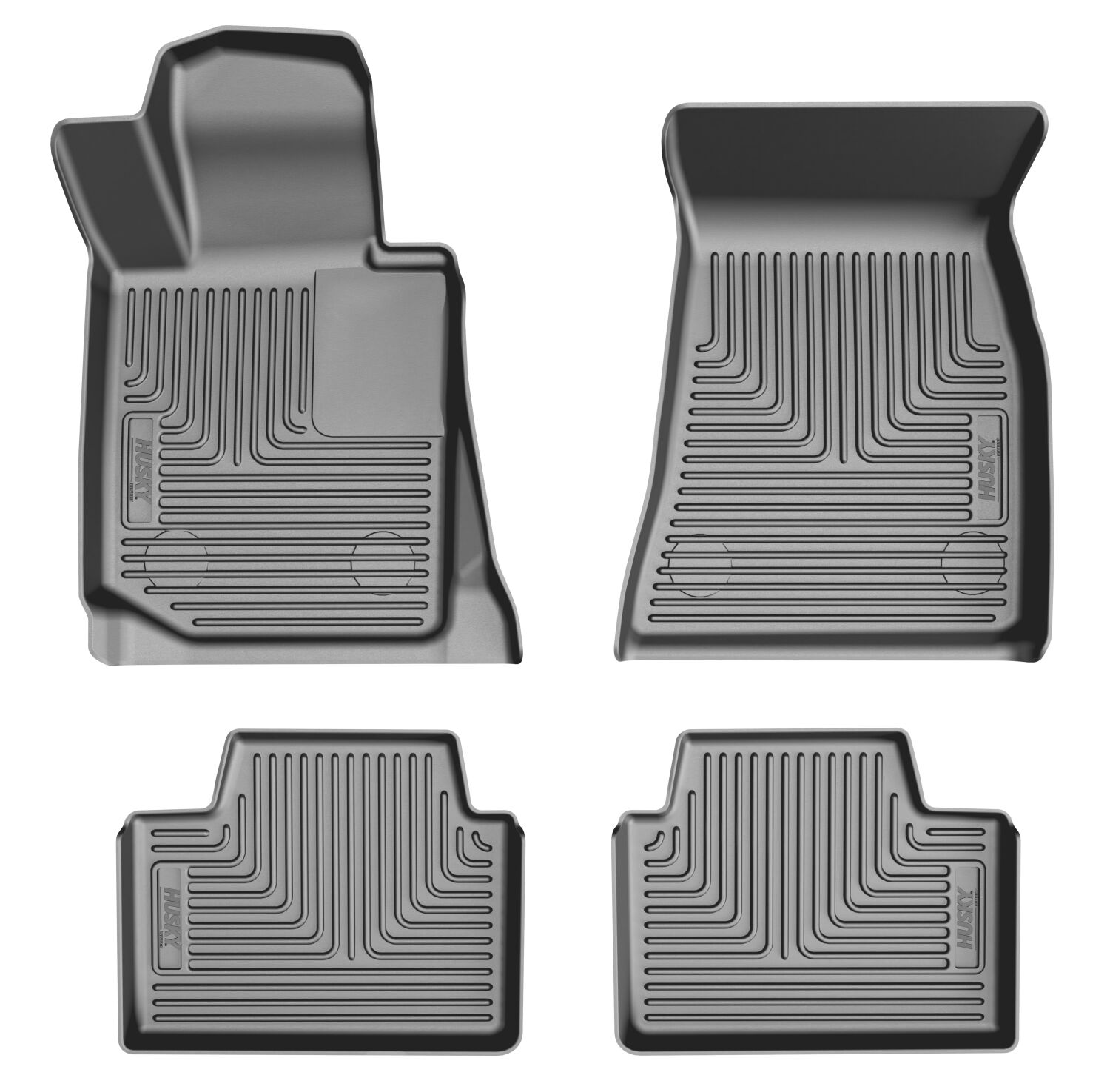 Weatherbeater Front And Second Seat Floor Liner Set; Black 96141