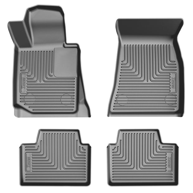 Weatherbeater Front And Second Seat Floor Liner Set; Black 96141