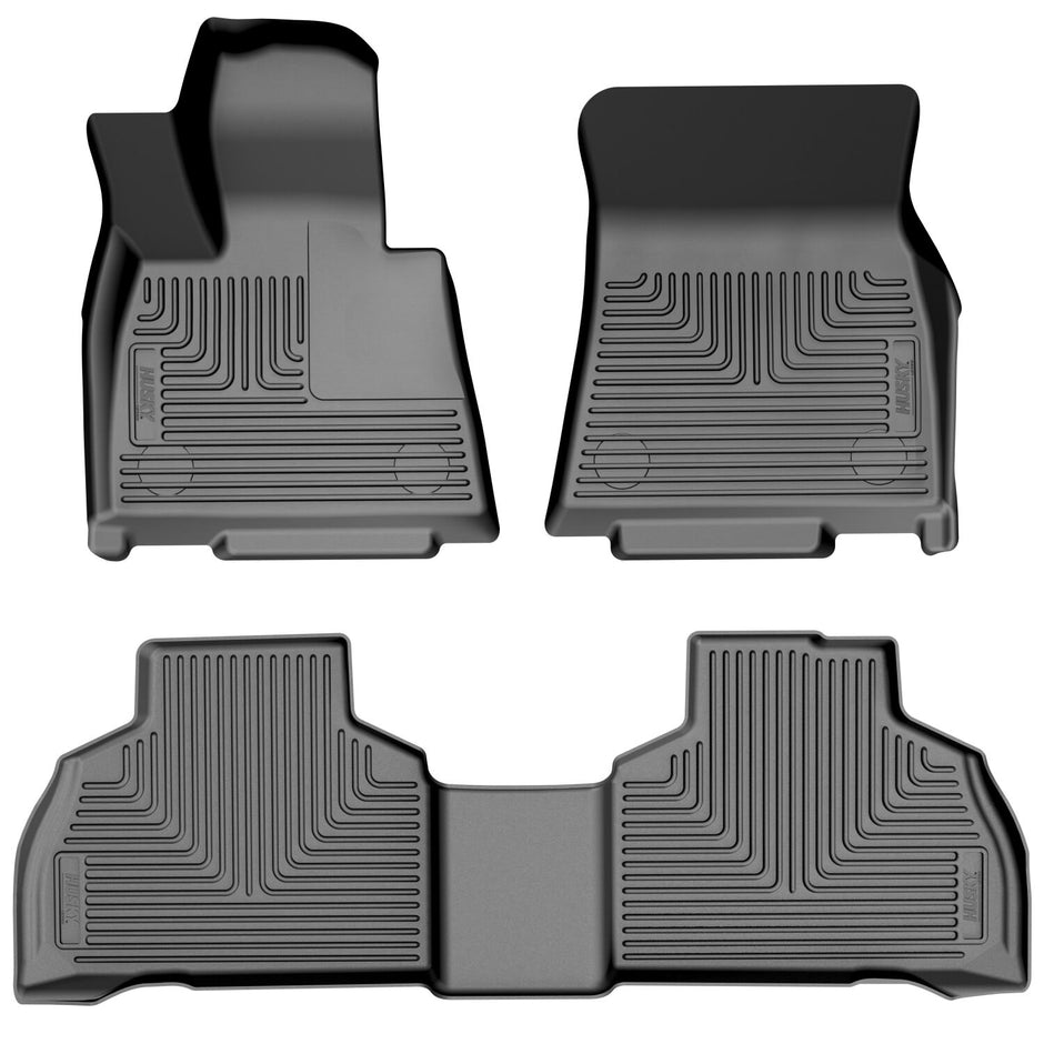 Weatherbeater Front And Second Seat Floor Liner Set; Black 96151