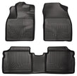 Weatherbeater Front And Second Seat Floor Liner Set; Black 96211