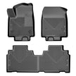 Weatherbeater Front And Second Seat Floor Liner Set; Black 96601