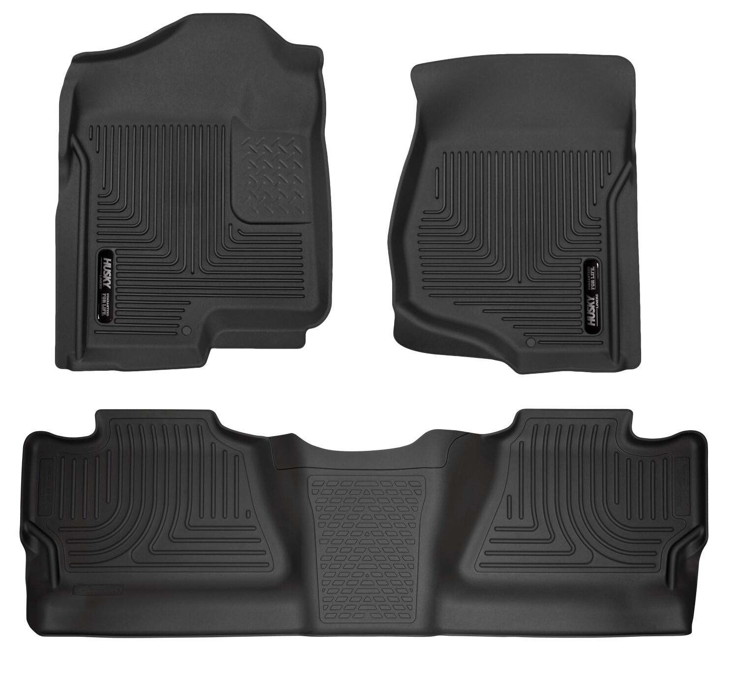 Husky Liners Weatherbeater - Front & 2nd Seat Floor Liners (Footwell Coverage) 98201