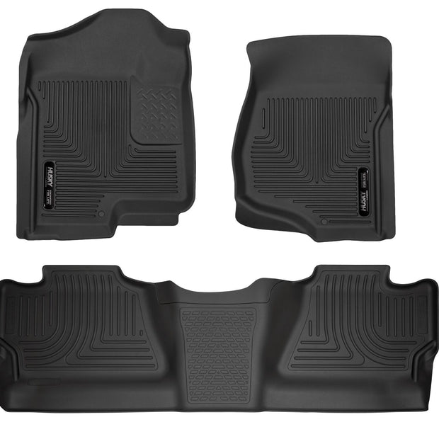 Husky Liners Weatherbeater - Front & 2nd Seat Floor Liners (Footwell Coverage) 98201
