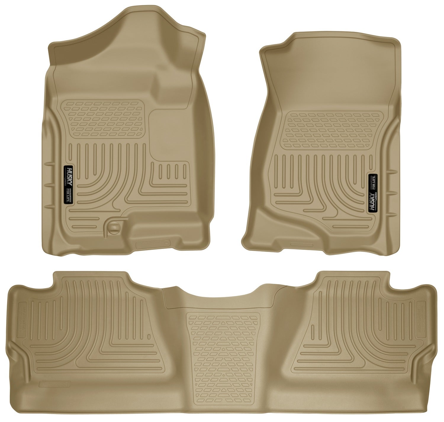 Husky Liners Weatherbeater - Front & 2nd Seat Floor Liners (Footwell Coverage) 98203