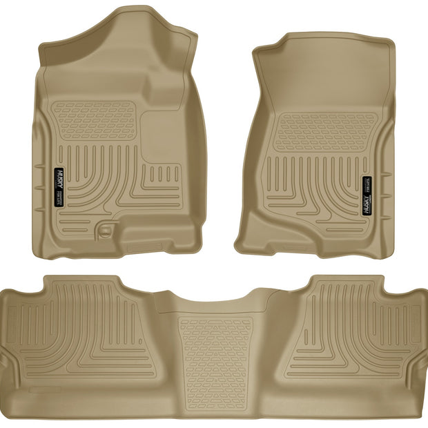 Husky Liners Weatherbeater - Front & 2nd Seat Floor Liners (Footwell Coverage) 98203