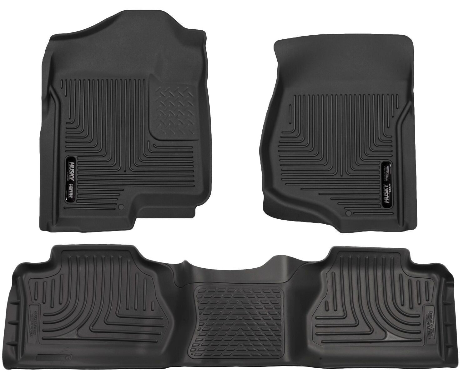 Husky Liners Weatherbeater - Front & 2nd Seat Floor Liners (Footwell Coverage) 98211
