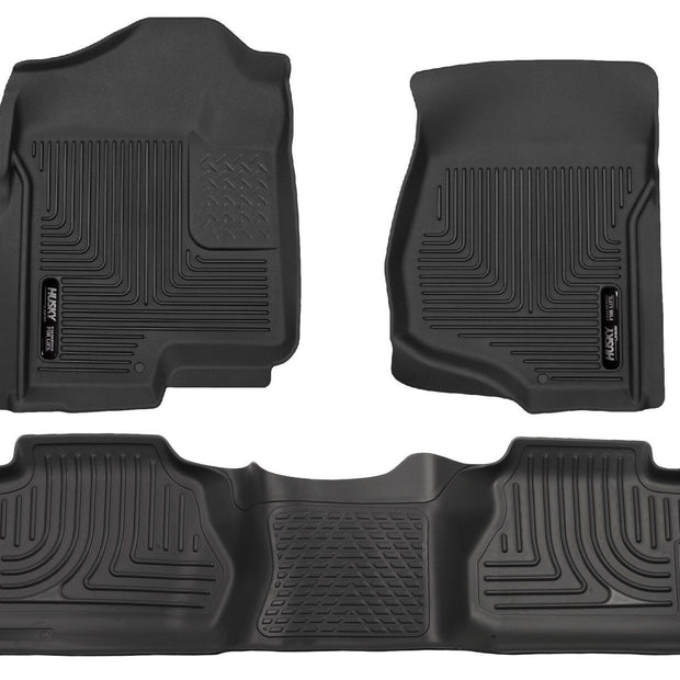 Husky Liners Weatherbeater - Front & 2nd Seat Floor Liners (Footwell Coverage) 98211