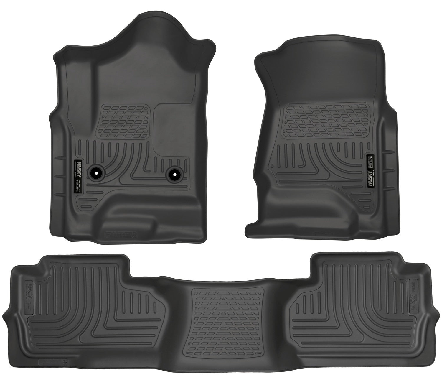 Husky Liners Weatherbeater - Front & 2nd Seat Floor Liners (Footwell Coverage) 98241