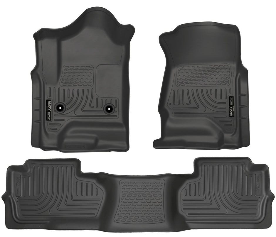 Husky Liners Weatherbeater - Front & 2nd Seat Floor Liners (Footwell Coverage) 98241