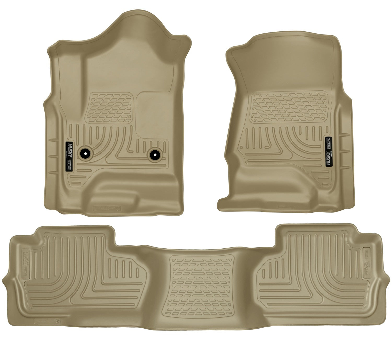 Husky Liners Weatherbeater - Front & 2nd Seat Floor Liners (Footwell Coverage) 98243