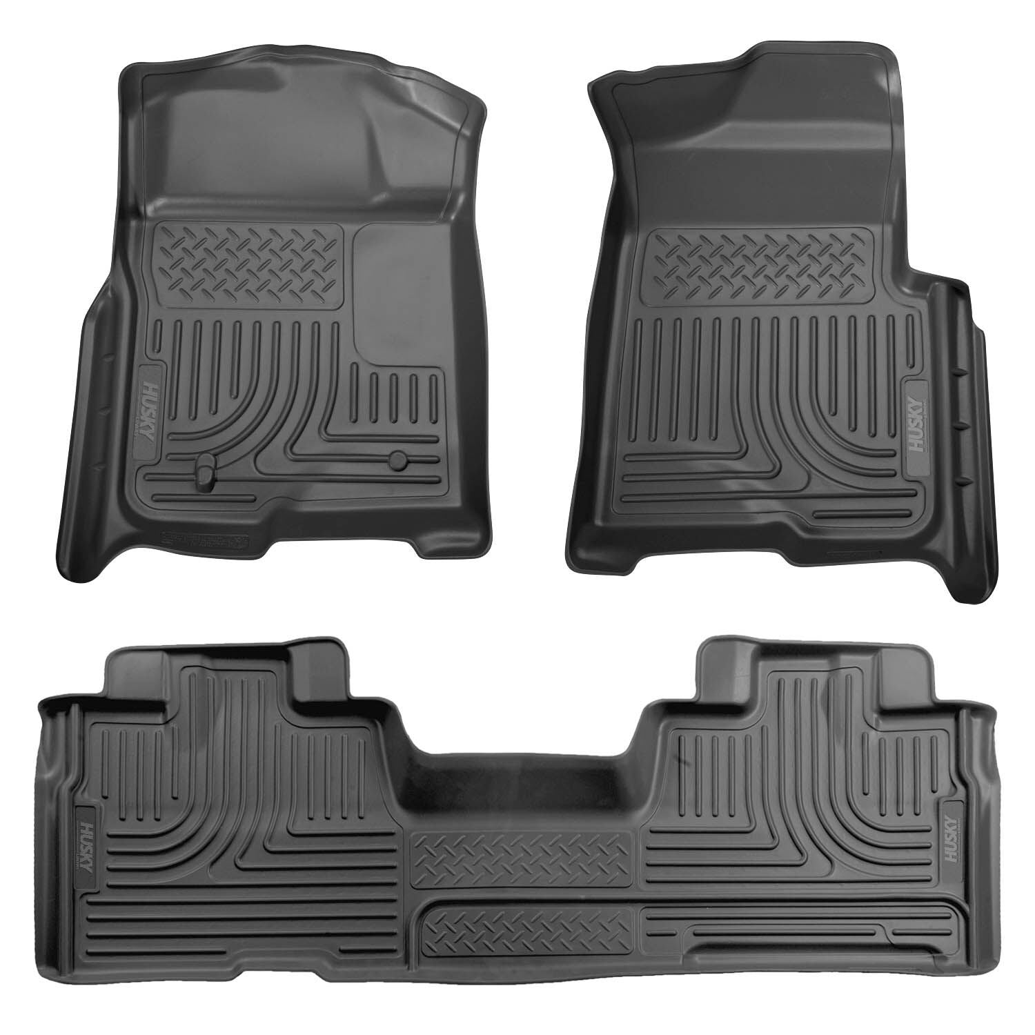 Husky Liners Weatherbeater - Front & 2nd Seat Floor Liners (Footwell Coverage) 98341
