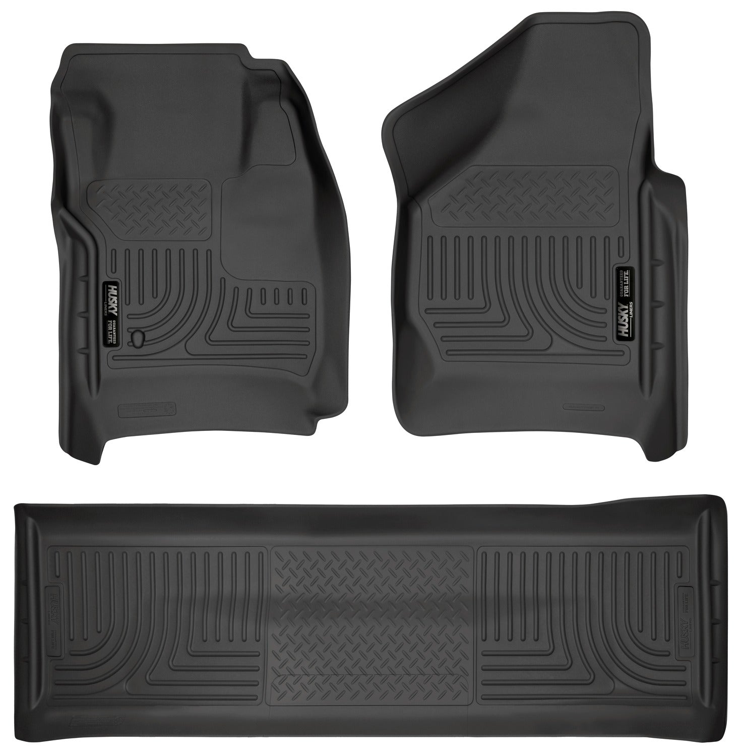 Husky Liners Weatherbeater - Front & 2nd Seat Floor Liners (Footwell Coverage) 98381