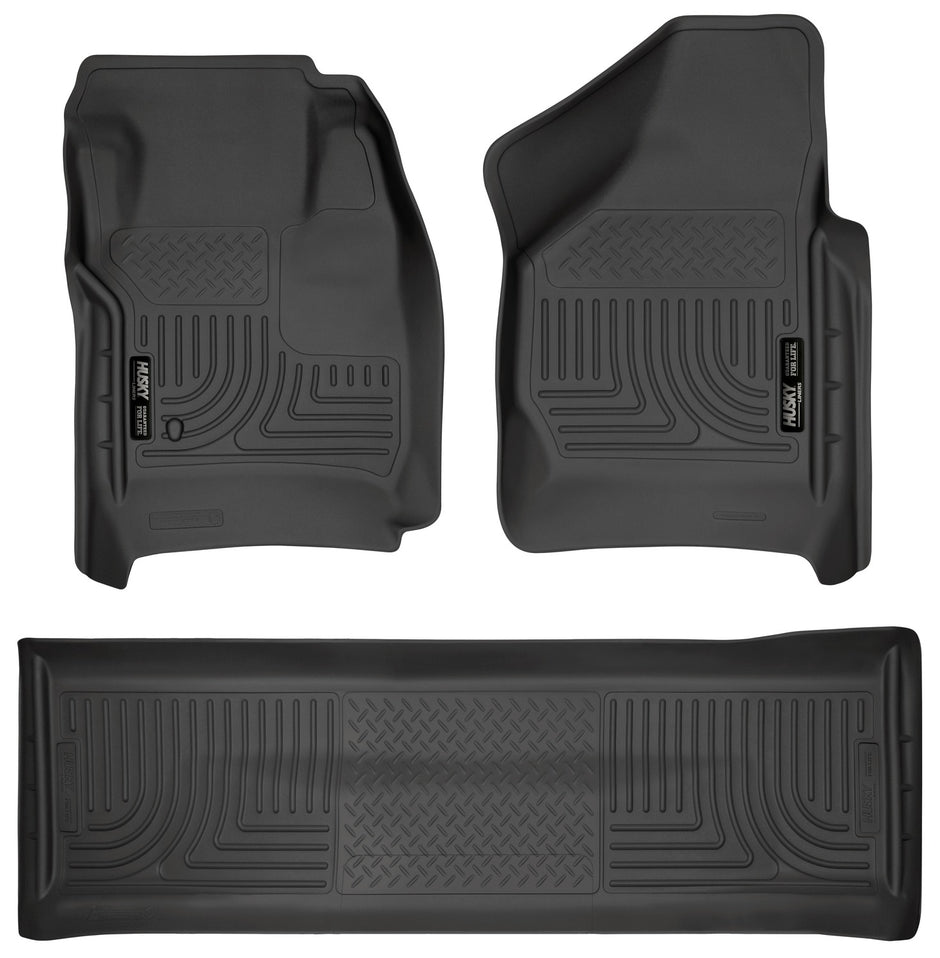 Husky Liners Weatherbeater - Front & 2nd Seat Floor Liners (Footwell Coverage) 98381