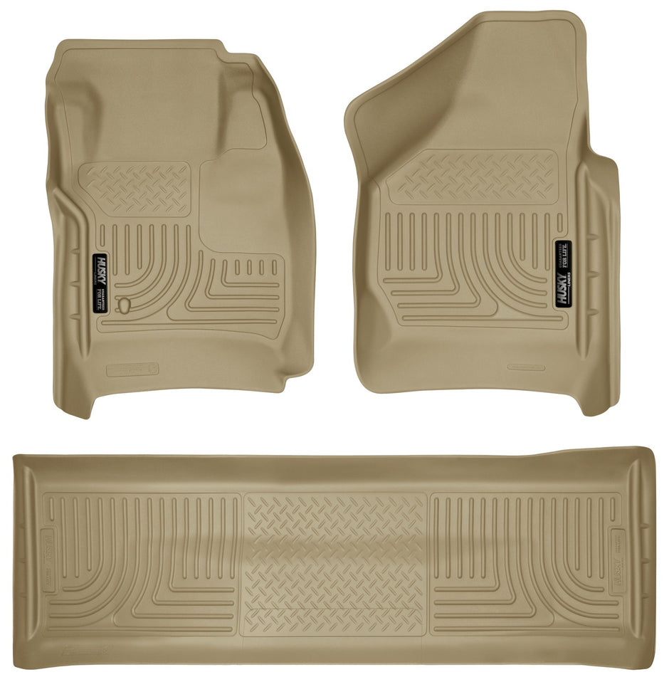 Husky Liners Weatherbeater - Front & 2nd Seat Floor Liners (Footwell Coverage) 98383
