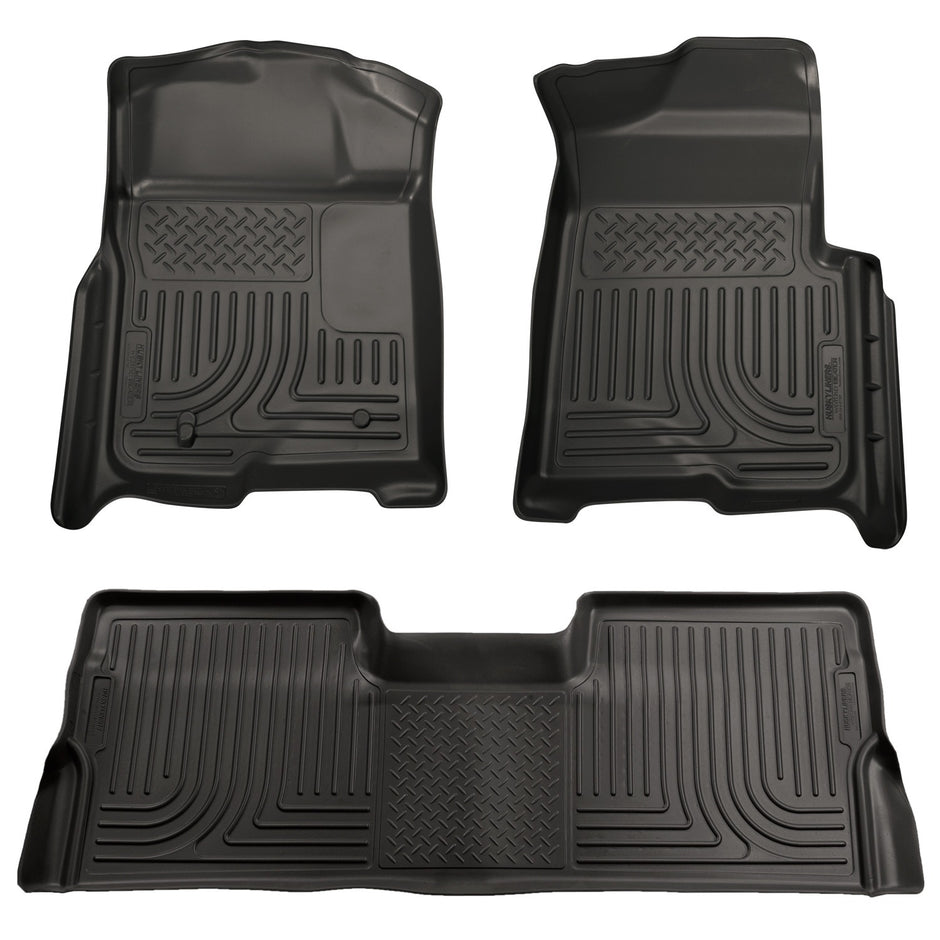 Husky Liners Weatherbeater - Front & 2nd Seat Floor Liners (Footwell Coverage) 98391