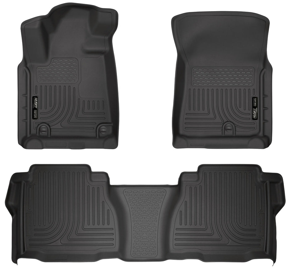 Husky Liners Weatherbeater - Front & 2nd Seat Floor Liners (Footwell Coverage) 99581
