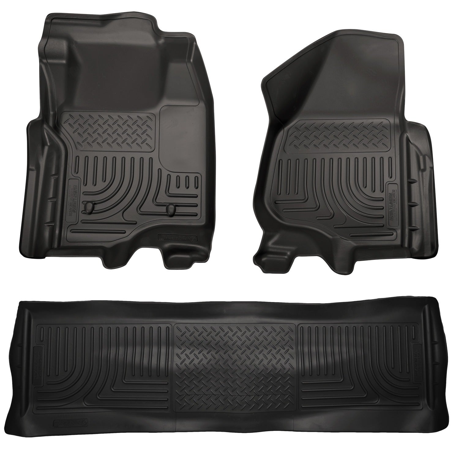 Husky Liners Weatherbeater - Front & 2nd Seat Floor Liners (Footwell Coverage) 98711