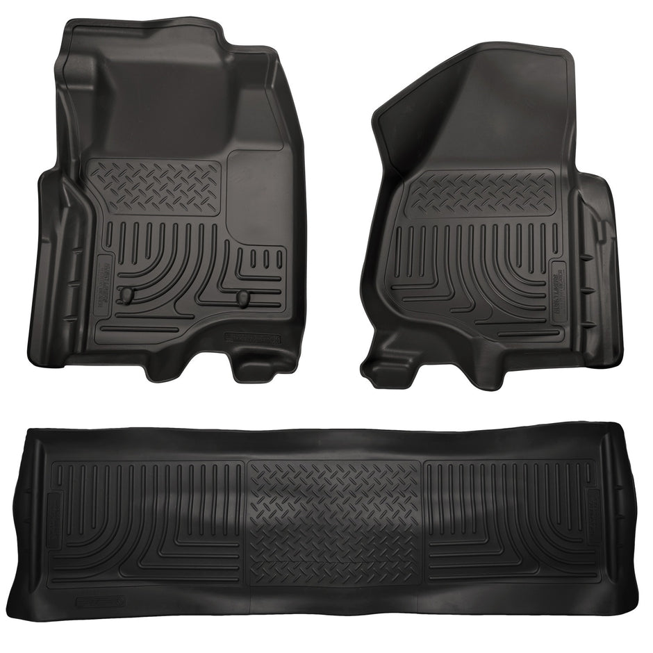 Husky Liners Weatherbeater - Front & 2nd Seat Floor Liners (Footwell Coverage) 98711