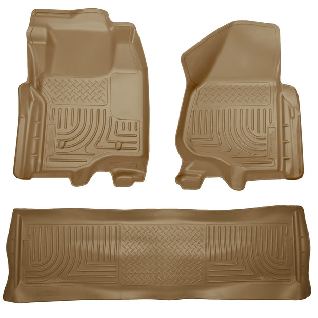 Husky Liners Weatherbeater - Front & 2nd Seat Floor Liners (Footwell Coverage) 98713