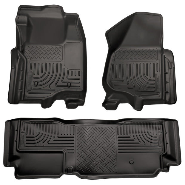 Husky Liners Weatherbeater - Front & 2nd Seat Floor Liners (Footwell Coverage) 98721