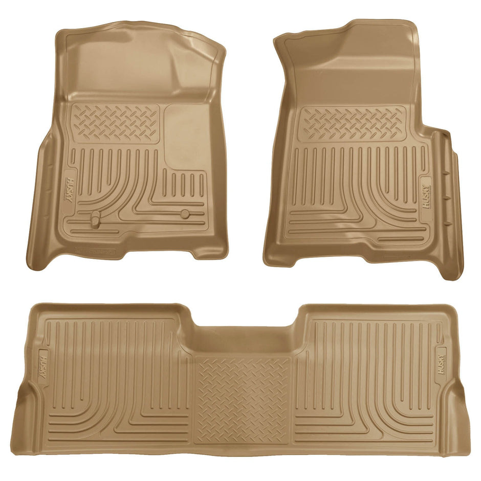 Husky Liners Weatherbeater - Front & 2nd Seat Floor Liners (Footwell Coverage) 98333