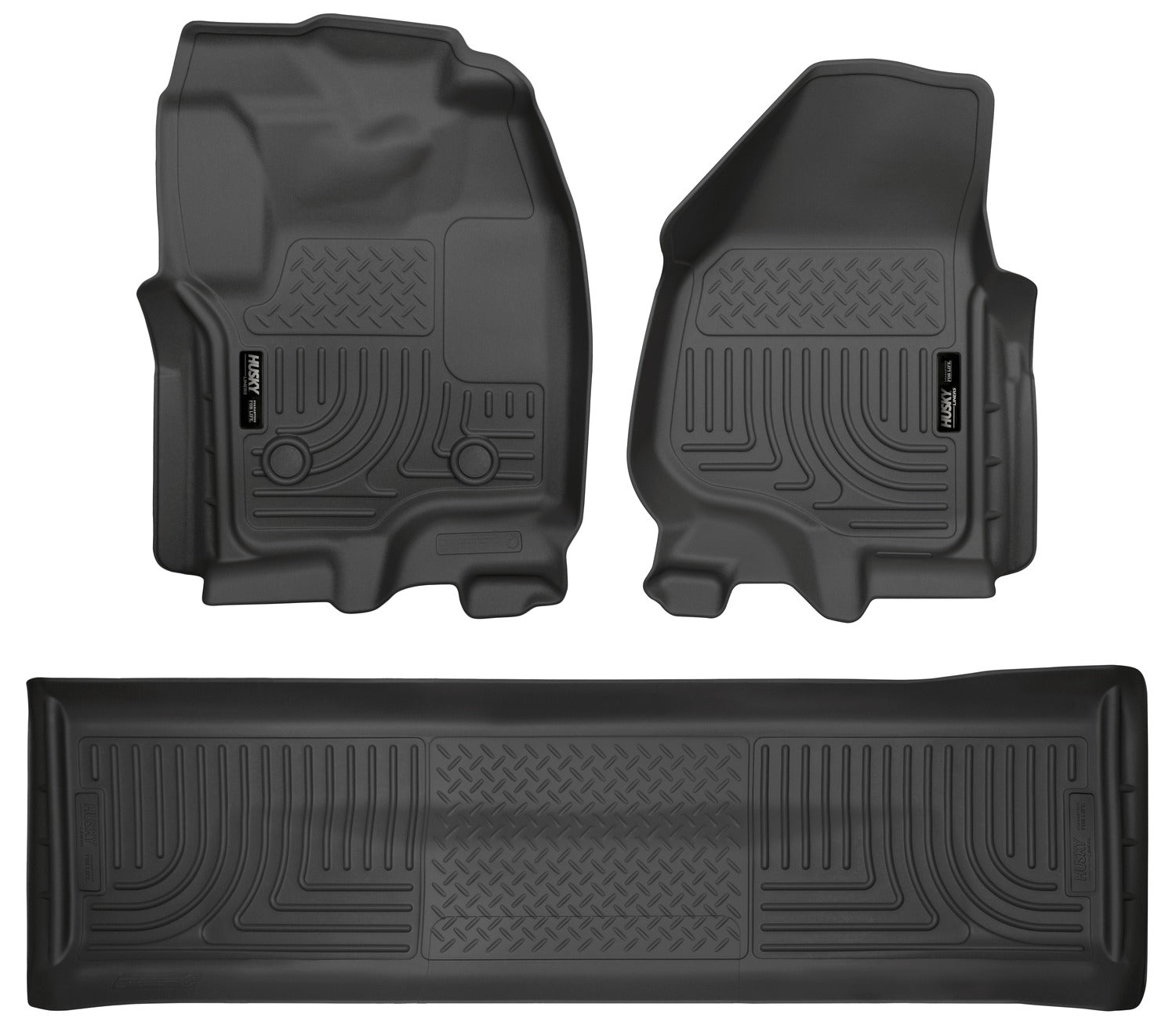 Husky Liners Weatherbeater - Front & 2nd Seat Floor Liners (Footwell Coverage) 99711
