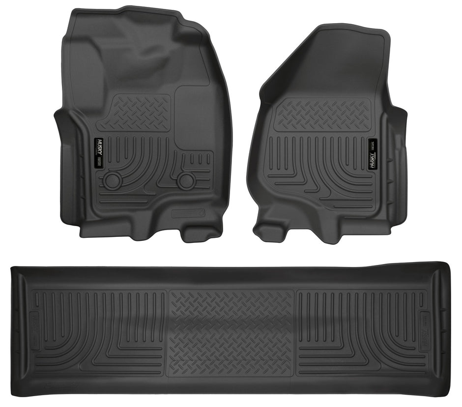 Husky Liners Weatherbeater - Front & 2nd Seat Floor Liners (Footwell Coverage) 99711