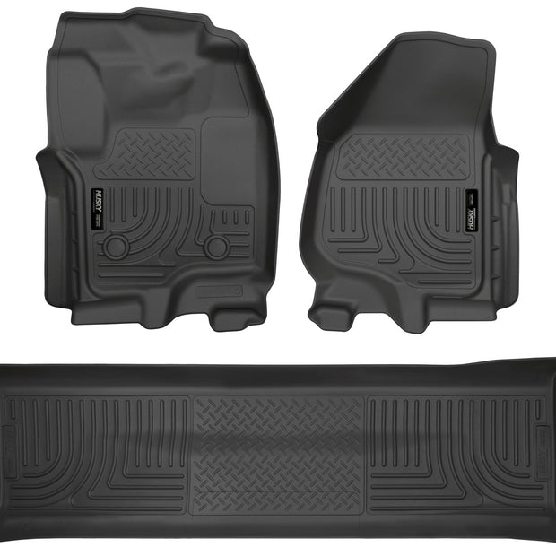 Husky Liners Weatherbeater - Front & 2nd Seat Floor Liners (Footwell Coverage) 99711