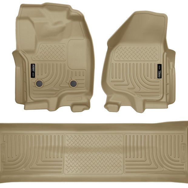 Husky Liners Weatherbeater - Front & 2nd Seat Floor Liners (Footwell Coverage) 99713