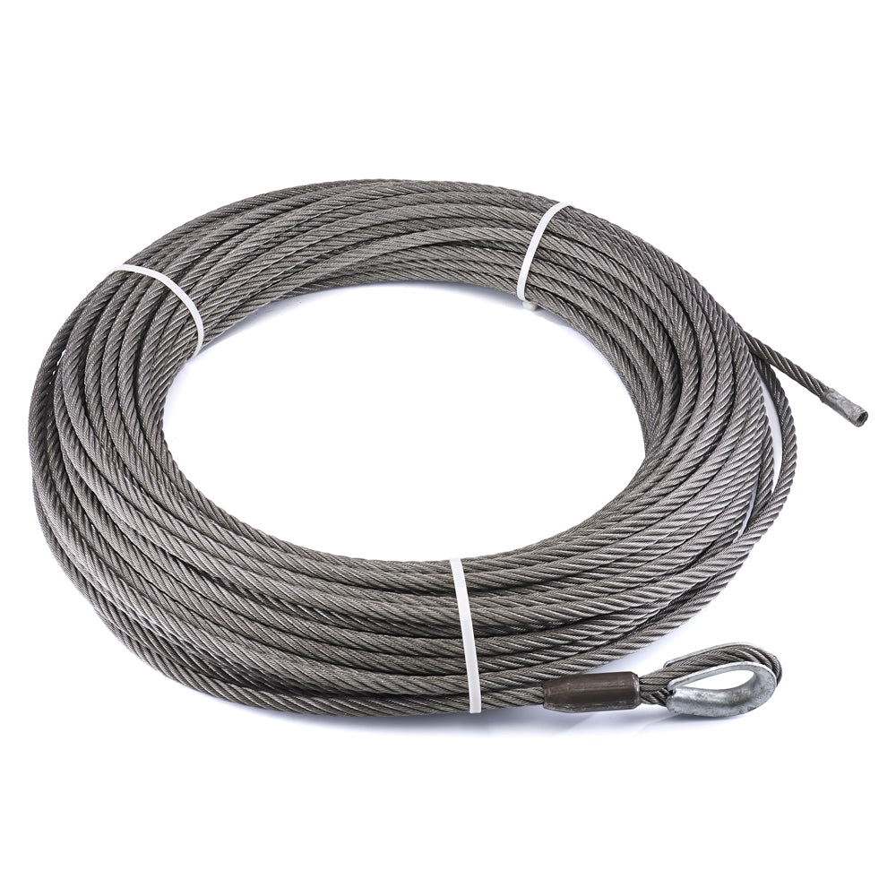 Replacement Steel Winch Rope - 9/16 In X 245 Ft  EIPS