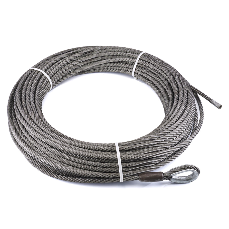 Replacement Steel Winch Rope - 9/16 In X 245 Ft  EIPS