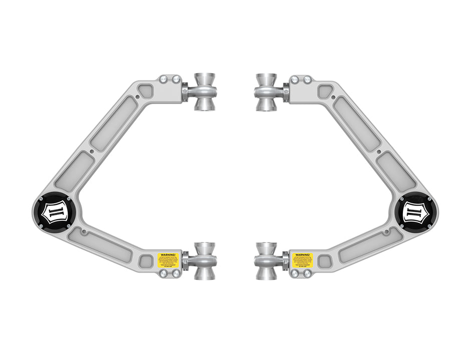 ICON 2023-2024 Chevrolet Colorado WT LT & Z71 Billet Upper Control Arms W/ Delta Joint PRO