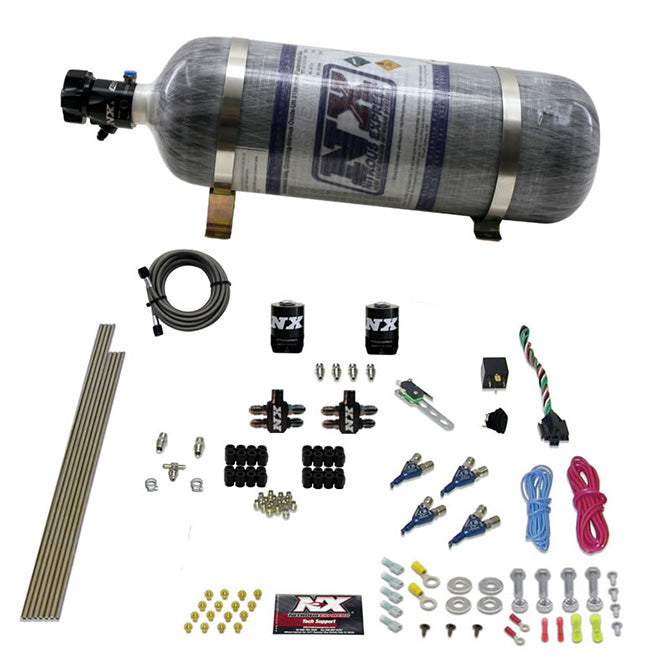 Nitrous Express - 4CYL GASOLINE EFI (50-250HP) WITH COMPOSITE BOTTLE - 80004EFI-12