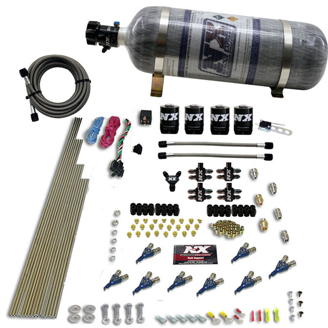 Nitrous Express - 8-CYL ALCOHOL (250-350-450-550HP) WITH COMPOSITE BOTTLE - 80005-12