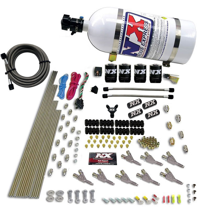 Nitrous Express - VORTECH NOZZLE SYSTEM  WITH 10LB BOTTLE - 80016-10