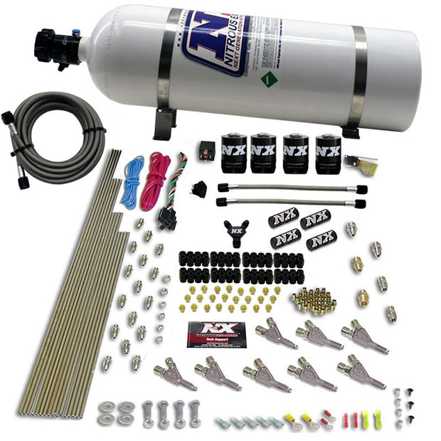 Nitrous Express - VORTECH NOZZLE SYSTEM WITH 15LB BOTTLE - 80016-15