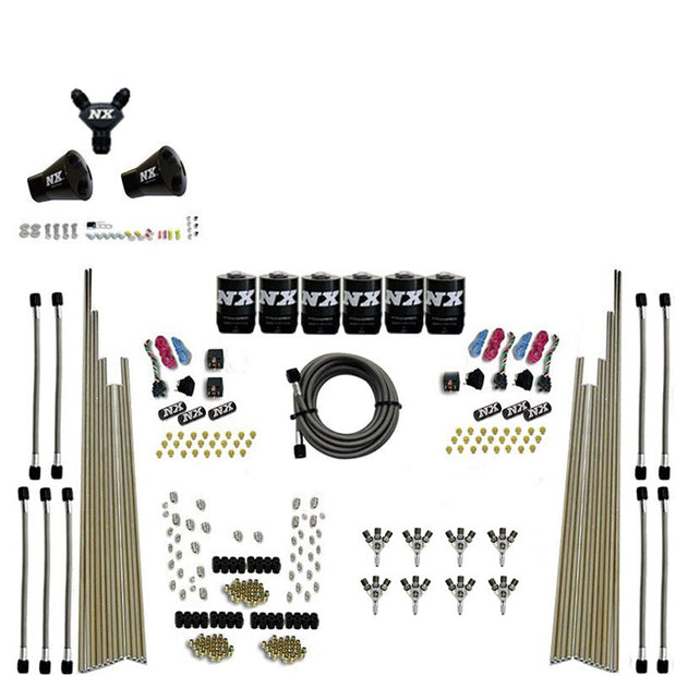 Nitrous Express - 8-CYL TRIPLE-D DRY DIRECT PORT 3 STAGE DRY 6 SOLENOIDS W/ NO BOTTLE - 80020-00