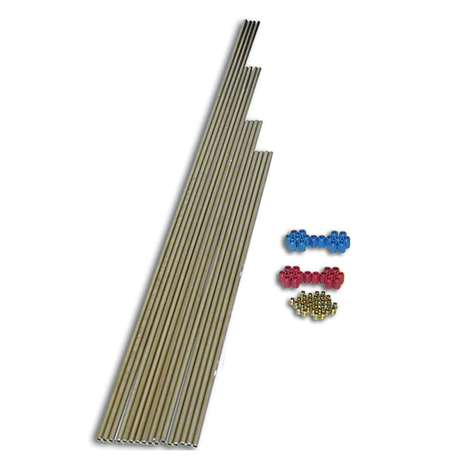 Nitrous Express - 6-CYL TUBING KIT (3 - 14  3 - 16  3 - 20  3 - 24 . INCLUDES B-NUTS) - 80065