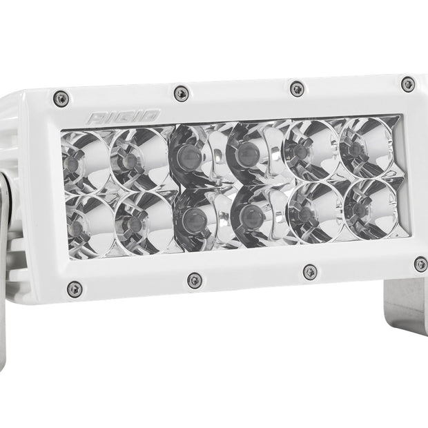 RIGID E-Series PRO LED Light Spot/Flood Combo 6 Inch White Housing