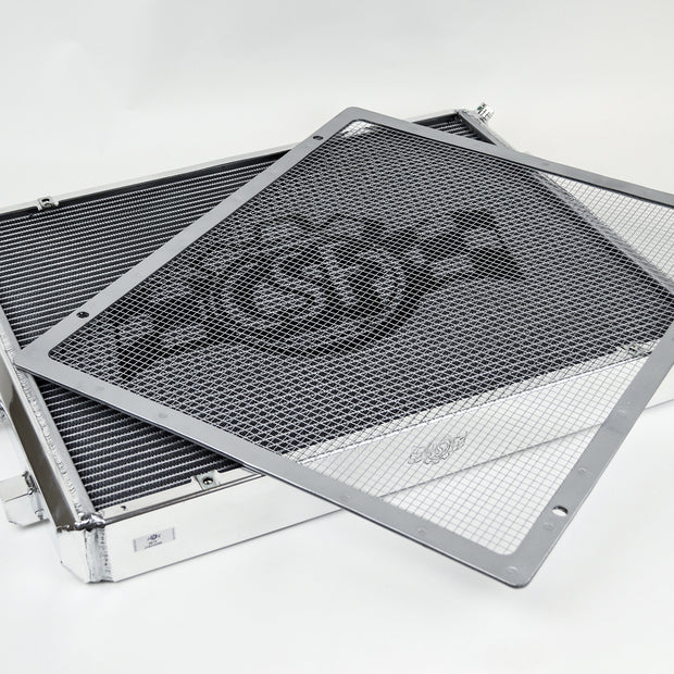 BMW F8X M3/M4 Front Mount Heat Exchanger W/ Rock Guard - Silver