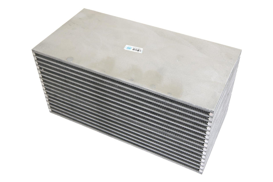 Air-to-Water Bar & Plate Intercooler Core 12L X 6H X 6W