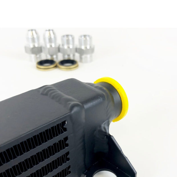BMW E30 Oil Cooler W/ Fittings For OEM Style And AN-10 Male Connections