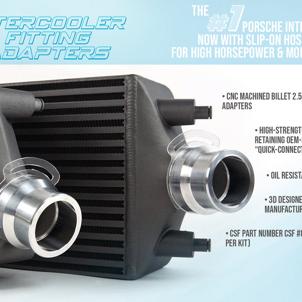 Porsche 991 911 Turbo / Turbo S Intercooler Fitting Adapters (Discontinued)