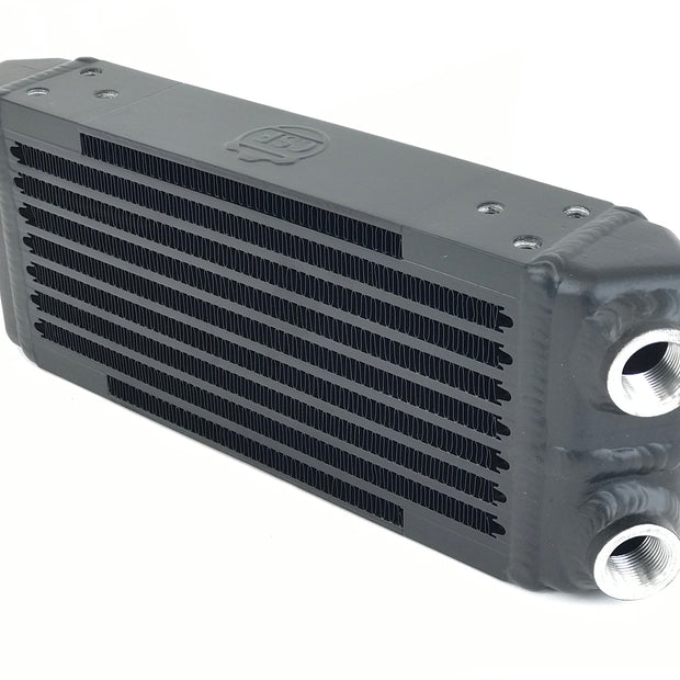 Universal Dual-Pass Oil Cooler - M22 X 1.5 Connections - 13L X 4.75H X 2.16W