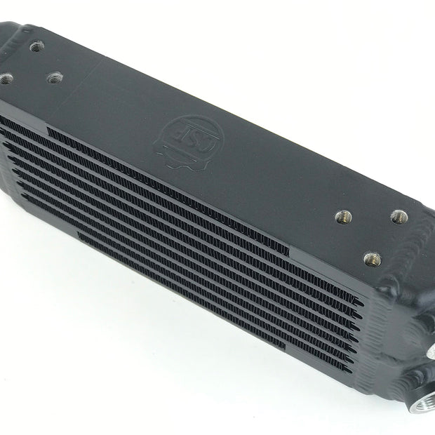 Universal Dual-Pass Oil Cooler - M22 X 1.5 Connections - 13L X 4.75H X 2.16W