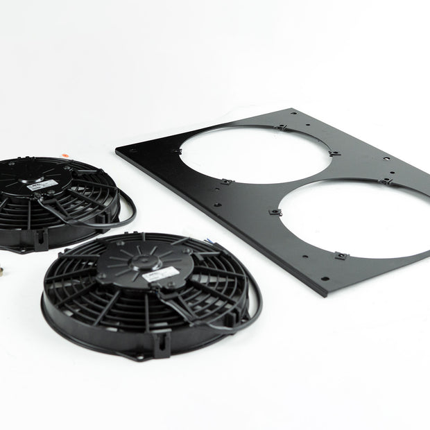 Porsche 944 / 924S All-Aluminum Fan Shroud W/ Dual 9-inch SPAL Fan