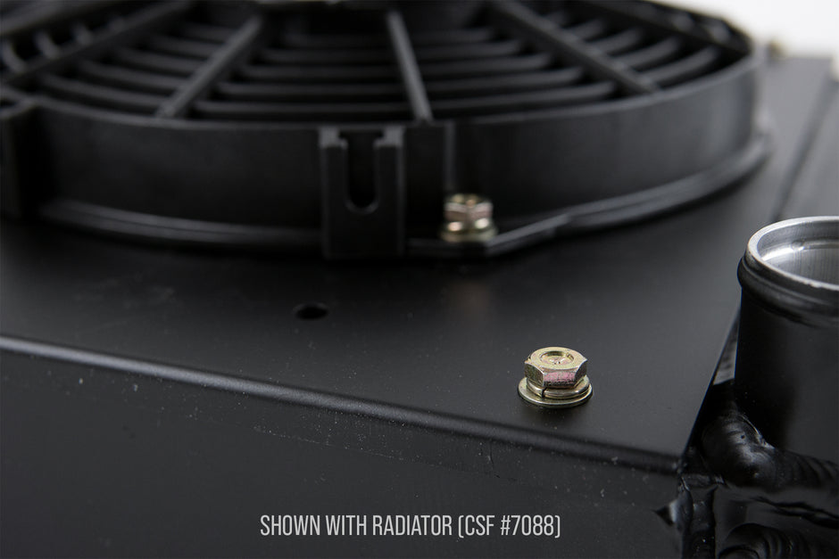 Porsche 944 / 924S All-Aluminum Fan Shroud W/ Dual 9-inch SPAL Fan