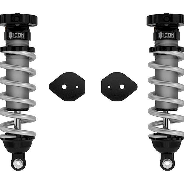 ICON 2025 Toyota 4Runner 4WD 1.25-3" Lift Front 2.5 Series Coilover Kit Internal Reservoir