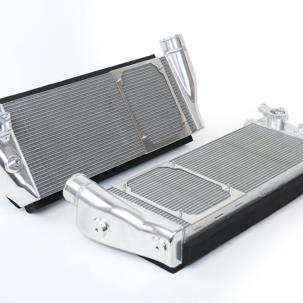 Ferrari 488 / Pista / F8 Twin Intercooler Set - Raw Billet