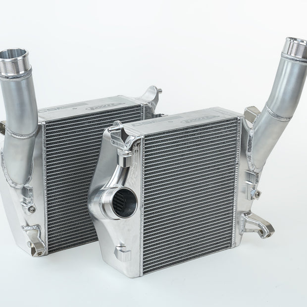 Lamborghini Urus / Audi RS Q8 Twin Intercooler Set - Raw Billet